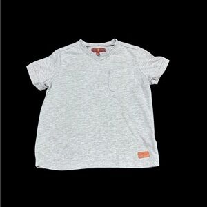 7 for all man kind gray pocket  tee shirt‎ boys size 4t